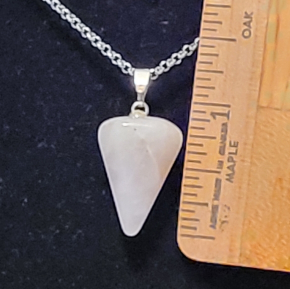 Rose Quartz Choker Necklace - Picture 6 of 13